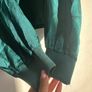 dark green blouse Image 3