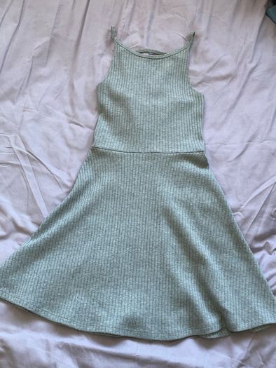 grey skater dress