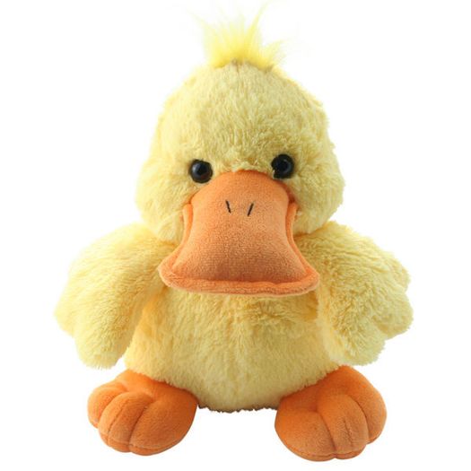 Personalised Duck Plush Toy with your text or photo great gift present for kids newborns