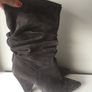 Kurt Geiger - Carvela Scrunch Grey boots Image 4