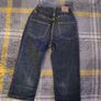 Vintage Y2K OshKosh Dark Wash Tartan Patch Jeans 18 Months Image 5