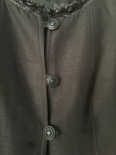 John Bentley vintage designer black coat