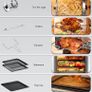 Air Fryer Oven, Uten 10L Digital Air Fryers Oven, Smart Tabletop Oven with 12 Preset Menus, LED Touch Screen Temperature and Control for Baking with Recipe (FREE POSTAGE) Image 5