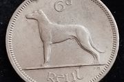 Ireland - 1967 - 6 Pence - Wolfhound - High Garde - KM.13a - [267]