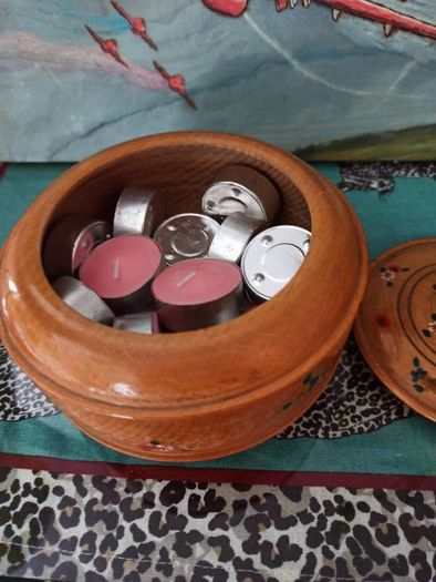 Decorative wood container