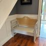 Wooden two seater bench Image 4