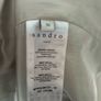 Sandro Paris Beige Wool Coat Size 36 Image 10