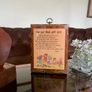 Vintage Wooden How God Made Little Girls Wall Plaque 1970s Image 5