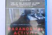 Paranormal activity blue ray dvd