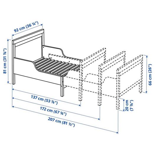 FREE Ikea children's bed Sundvik