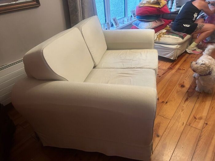 Two matching sofas