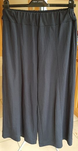 Wide Leg Navy Culotte Trousers