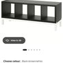 Kallax - IKEA Storage Shelf - 4 Unit with Metal Stand Image 2