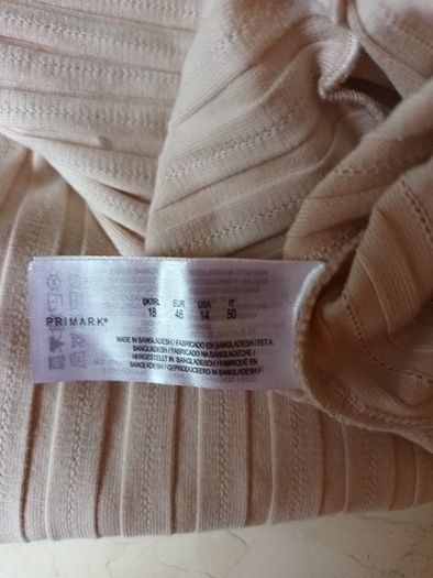 Primark Long Ribbed Sleeved  Dress .  S. 16.   .  B.N.W.T