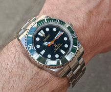 Seiko MOD Kermit Automatic Day Date NH36
