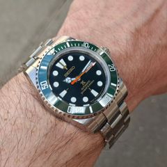 Seiko MOD Kermit Automatic Day Date NH36