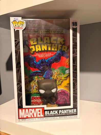 Marvel Black Panther Funko Pop Comic Cover