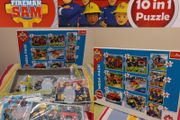 Fireman Sam 10 in 1 jigsaw Puzzles
