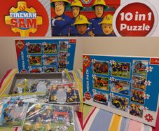 Fireman Sam 10 in 1 jigsaw Puzzles