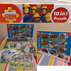 Fireman Sam 10 in 1 jigsaw Puzzles