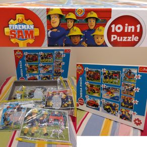 Fireman Sam 10 in 1 jigsaw Puzzles