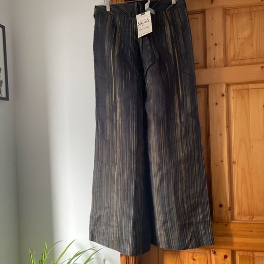 Per Una Speziale wide leg long length trousers size 14 long New