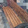 bespoke garden bench/vitagecast wheels Image 2
