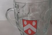 Vintage tankard with Byrne family Crest
