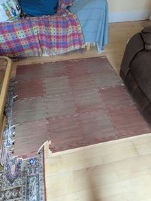 Interlocking foam floor mats x16 30x30cm