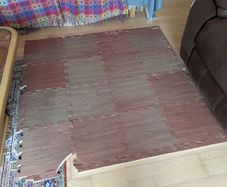 Interlocking foam floor mats x16 30x30cm