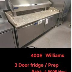 Pizza Prep area/Fridge