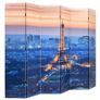Folding Room Divider 228x170 cm Paris by Night Image 3