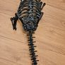 Unique Handcrafted Steel Dinosaur Sculpture, Statement Piece Image 5