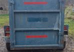 Double axle trailer