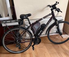 Electric Bike Ebike Carrera Vengeance II with 4 Batteries