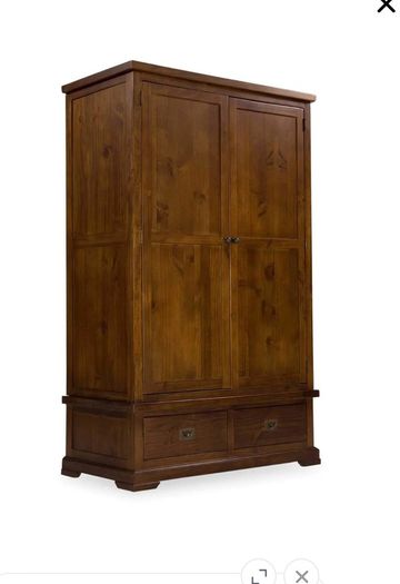 Ezliving 2 Door 2 Drawer Wardrobe