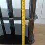 Black Glass TV Stand Image 6