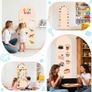 Magnetic Arch Wall Decal 100x45 Cm Magnetic Chalkboard Contact Paper for Wall Peel and Stick Self Adhesive Magnet Board Sticker Roll with 36 Letters for PlayroomMilk Tea Image 6