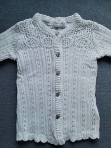 New Lupilu Baby Cardigan, size: 9-12 months
