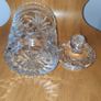 Cara lead crystal hand cut in Ireland biscuit/candy jar with lid Image 2
