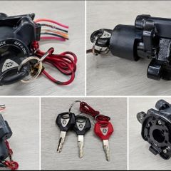 Yamaha MT-07 OEM Ignition Switch Lock + 2 Black Keys + Red Master Key