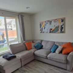 L-Shaped Corner Sofa With Foot Stool
