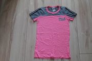 PINK by Victoria's Secrets ladies summer sports top grey and pink size 8/XS to small