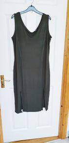 Khaki Green Dress - Size 16