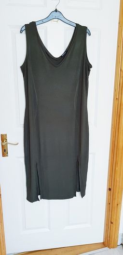 Khaki Green Dress - Size 16