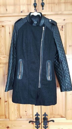 Exhibit black winter coat