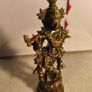 Brass Krishna Idol playing flute Image 9