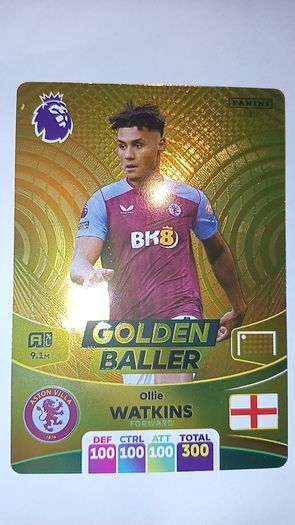 Panini Match Attax Gold Baller Cards x3
