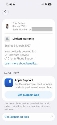 iPhone 17 Pro 512Gb Silver