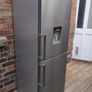 Beko Fridge Freezer with Water Dispenser - Graphite/Dark Inox - Excellent Condition Image 3